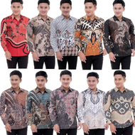 KEMEJA NEWEST LONG-SLEEVED MEN'S BATIK SHIRT AZRIEL BATIK PEKALONGAN