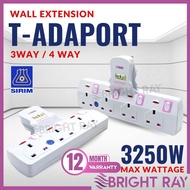 [SIRIM] T-ADAPORT Trailing Extension Socket Extension Surge Protector Extension SIRIM Extension Sock