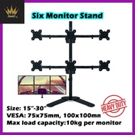 Six Monitor Stand 6 Monitor Arm / Monitor Stand /  LED Stand / LED arm /LCD arm for 6 monitor