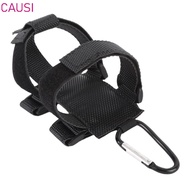 CAUSI Bike Speaker Holder, Portable Non‑slip Bike Speaker Mount, Durable with Carabiner Multifunctio