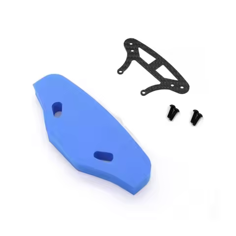 TAMIYA TT02 Carbon Fiber Front Bumper Mount Plate Foam Sponge Bumper For 1/10 RC Car TAMIYA TT-02