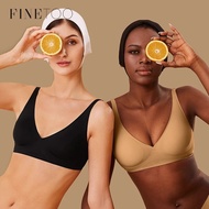 FINETOO New Jelly Feeling Bra SUJI Seamless Soft Bra Simple Sexy Bra Ladies Bra Cool Breathable Bralette