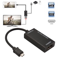 Kabel Micro USB to HDMI Adapter Konektor Konverter Sambungan Mikro TV Adaptor Converter Audio Tv Sma