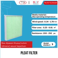 Pleat HEPA Filter - Penyaring Udara Ruangan &amp; Filter Cabinet