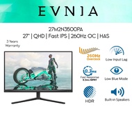 Philips Evnia 27M2N3500PA 27" QHD 260Hz Fast IPS Monitor
