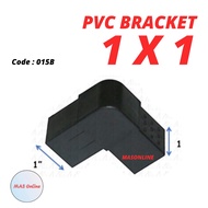 aluminium 1 X 1 two way PVC Outer Corner Hollow Bracket Code 015