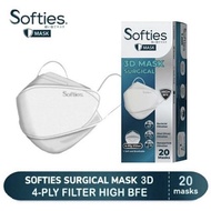 SOFTIES MASKER 3D MASK SURGICAL 20'S POLOS