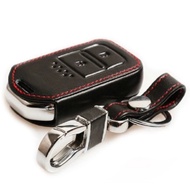Honda HRV Jazz CRV BRV 2014-2017 Keyless Remote Leather Key Cover Case
