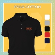 Baju Kerja KEX EXPRESS Cotton T เสื้อเสื้อยืด Tee Kolar Delivery Courier Rider ชุดพนักงาน Pakaian แฟ