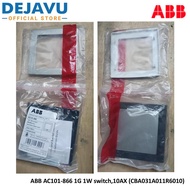 ABB AC101-866 1G 1W switch, 10AX (code: CBA031A011R60)