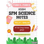SPM SCIENCE NOTES Malay/English Form 4 Form 5 Full Bab Nota [Calon mesti lihat]