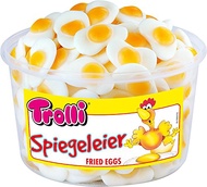 โปร7.7 ขายดี เยลลี่ไข่ดาว ทรอลลี่1แพค  Egg Trolli ขนาดแบ่งขาย พร้อมส่ง มีบริการปลายทาง