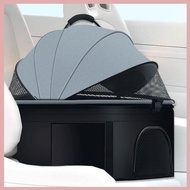 Foldable Pet Stroller Breathable Pet Carrier Panoramic Cat Stroller Lightweight Dog Trolley 2136fggd