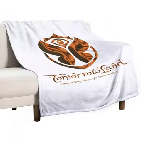 Tomorrowland - Festival music Throw Blanket Travel Blanket Bed linens blankets and throws