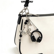 UAENAU Music Headphone Bag Charms, Hanging Y2K Headphone Charms, Fashion Bag Decoration Phone Strap