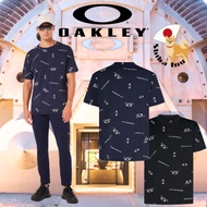 [Oakley] ENHANCE QD SS TEE GRAPHICEVO 3.7 Blue Storm Print /  BLACK PRINT / WHITE PRINT