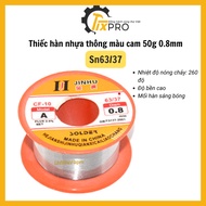 Solder tin 50g 0.8mm 63/37 orange (Jinhu - H) Solder Solder Wire