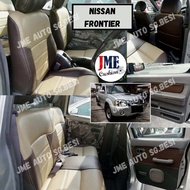 [JME CUSHION] NISSAN FRONTIER (2001 - 2021) FITTING SEWN LEATHER SEAT *JAHIT MATI SEAT*