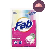Fab Laundry Powder Detergent Sakura 660g