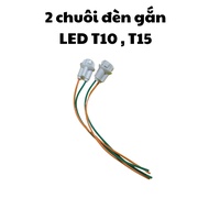 [VG231] 2 lampholders T10, T15 for motorbikes, electric vehicles using 12v power source