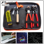 Glass Cutter Tools Glass Cutting Tool Set Breaking Pliers Grozing Pliers Alloy Glass Running Pliers 