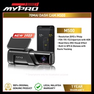 70mai M500 Dashcam Car Recorder 1944P Night Vision with ADAS 24 Hours Parking Mode Voice/App Control