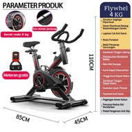 TopStyle Spinning bike Sepeda statis peralatan fitness dalam ruangan yang sangat tenang  Fitness Car