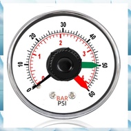 [G V W E] ECX2712B1 Pool Filter Pressure Gauge Adjustable Pointer 0.6MPA 6bar Gauge 1/4" NPT