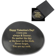 Hadiah Hari Valentine untuk Dia, Hadiah Pasangan untuknya, Hadiah Batu Berukir untuk Teman Lelaki, H