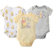 3 piece set baby romper baby rompers Newborn clothes Baby Boy Short sleeve kids clothes 0-9M