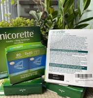 Viên ngậm cai thuốᴄ_lá Nicorette Cools Lozenges 4mg-80 viên mẫu mới-Nicorette Lozenge Nicotine 4 x 2