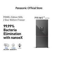 PANASONIC NR-BW530X 500L PRIME+ EDITION PREMIUM 2 DOORS REFRIGERATOR NR-BW530XMMM