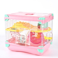 Bekalan haiwan peliharaan kecil: sangkar hamster tiga lapis, vila hamster, sarang hamster dua lapis,