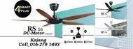 SILENZ RS56 CEILING FAN 56" DC MOTOR 7F+7R SPEED