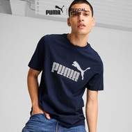 PUMA BASICS - GRAPHICS No. 1 Logo Tee Men สีฟ้า - 68192814