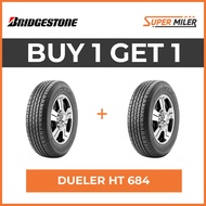 2pcs BRIDGESTONE 265/60R18 4P 684 DUELER H/T Car Tires