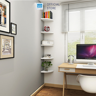 Kệ Gỗ Trang Trí Treo Góc Nhà Chịu Lực Trên 20kg Kệ Hình Quạt Không Cần Khoan Tường SIB KT111