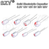 20Pcs DIP Solid Electrolytic Capacitor 6.3V 10V 16V 25V 35V 100UF 150UF 220UF 270UF 330UF 470UF 560U