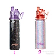 New SMIGGLE GLITZ SPRITZ WATER BOTTLE - SMIGGLE Drinking BOTTLE - Orange