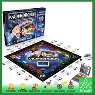 Monopoly Super Electronic Banking Credit Card Cashless / New Cheaters Edition Family Board Game Clas