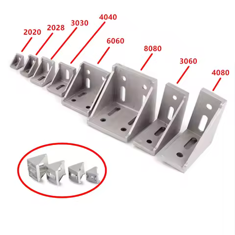 2020 2028 3030 3060 4040 4080 2040 3060 6060 Aluminum Profile Connector CNC Router Aluminum Corner B