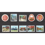 JAPAN 2019 MY JOURNEY SERIES NO. 5 (KANAZAWA) 84 YEN COMP. SET OF 10 STAMPS IN FINE USED CONDITION
