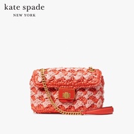 KATE SPADE NEW YORK EVELYN STRIPED CROCHET RAFFIA SMALL SHOULDER CROSSBODY KC075 กระเป๋าสะพายข้าง