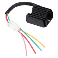 4 Wires Voltage Regulator Rectifier 4 Pins Motorcycle Current Rectifier for Motor ATV GY6 CG125-250C