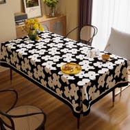 Table Cloth Cotton-LinenRectangular Square Coffee Table Cloth Waterproof Household Tablecloth Suitab
