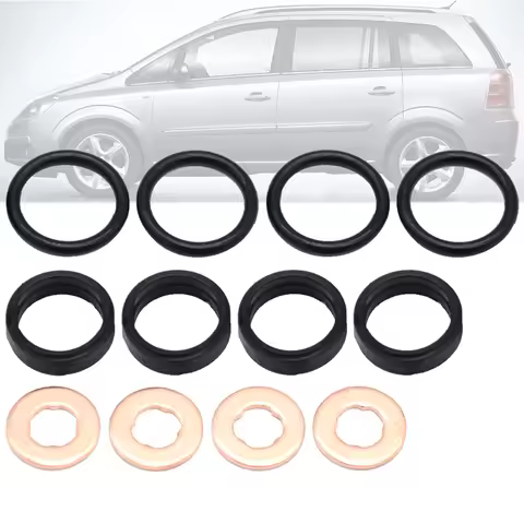 Engine Fuel Injector Seal O Ring Washer Kit For Opel Vauxhall Astra 2002 2003 2004 - 2008 1.4 1.6 1.