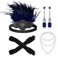 Gatsby headband 1920s Great Gatsby Feather Headwear headband Prom Bridal Accessories