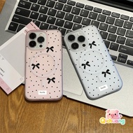 Spring Summer Polka Dot & Bow Ice Mist Case For OnePlus 13 13S 13T 13R 12R 12 11 11R 10R 9 9R 9RT 8 