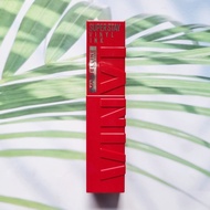 เมย์เบลลีน ลิควิดลิปสติก แบบแมท เนื้อมันวาว Super Stay Vinyl Ink Longwear Liquid Lipcolor 4.2 ml (Ma