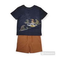 [Tommy Bahama] Baby Boys Dino Playset Shirt Short Mix and Match